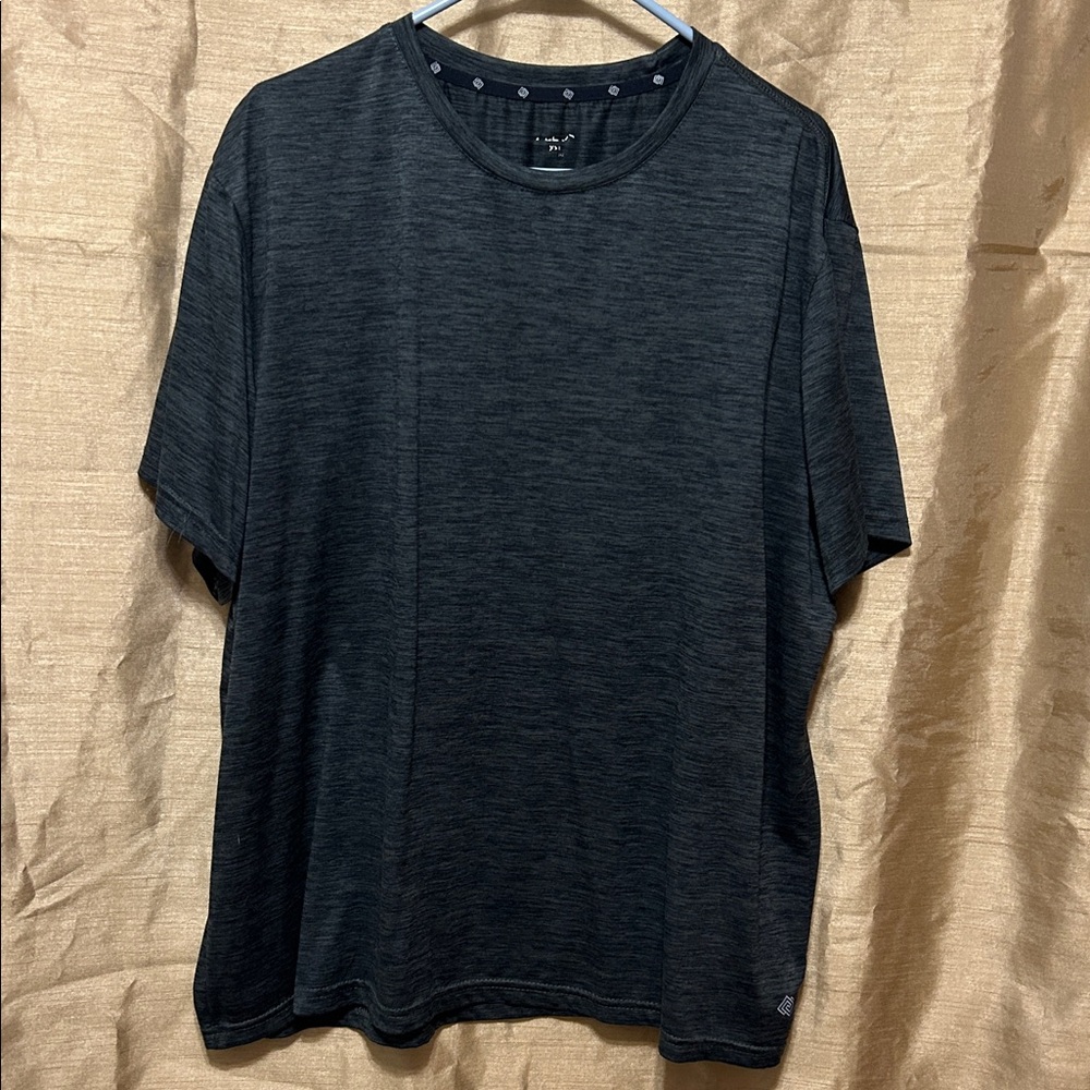 ZELOS Black Short Sleeve Tee Classic Crew Neck
